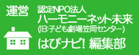 運営 特定非営利活動法人 子ども劇場 笠岡センター http://www.kcv.ne.jp/~kodomo01